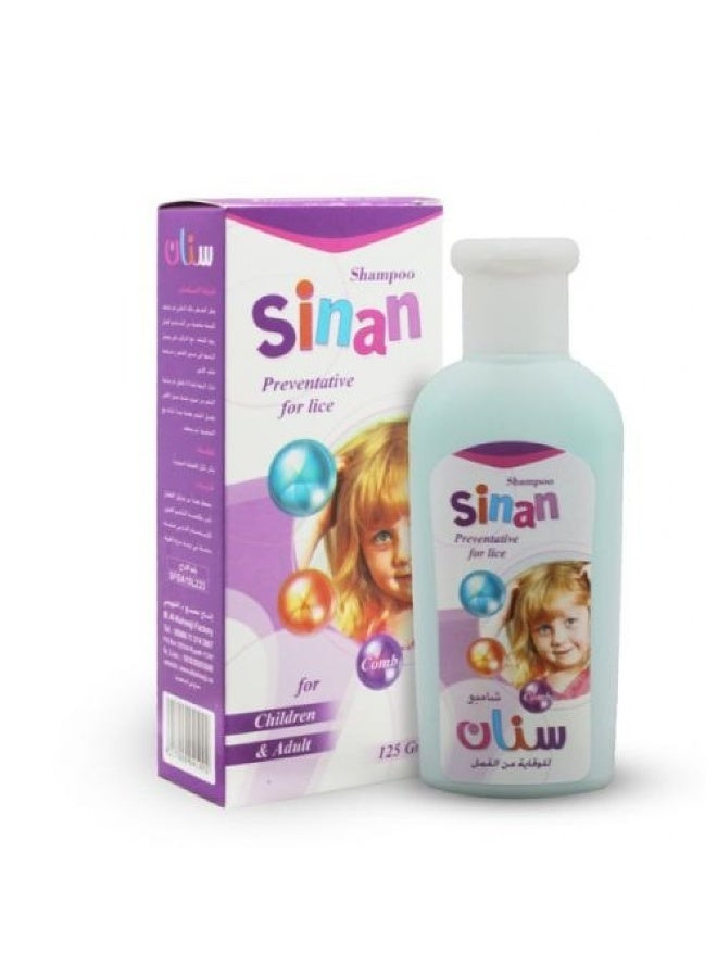 Sinan Lice prevention shampoo with comb from Sinan, 125g - Image 1
